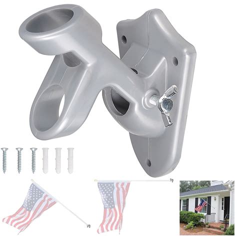 aluminum wall mounted flag pole brackets|adjustable flag pole mounting bracket.